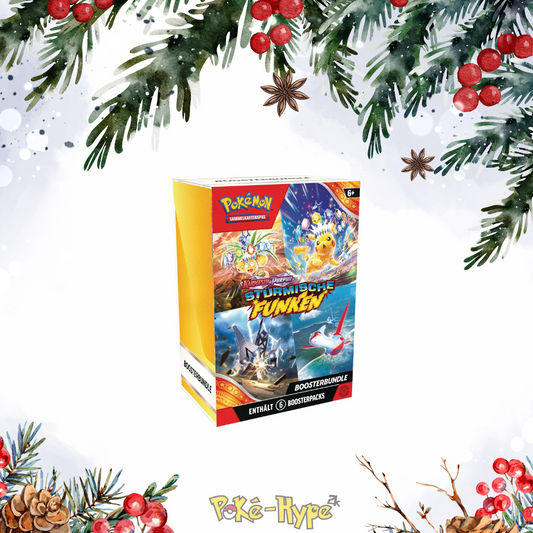 Pokémon TCG - Boosterbundle Karmesin & Purpur – Stürmische Funken (6 Boosterpacks)